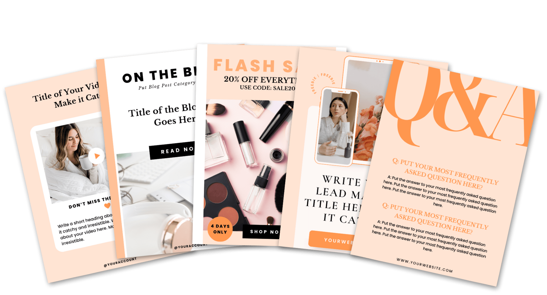 The Social Media Content Template Bundle 1