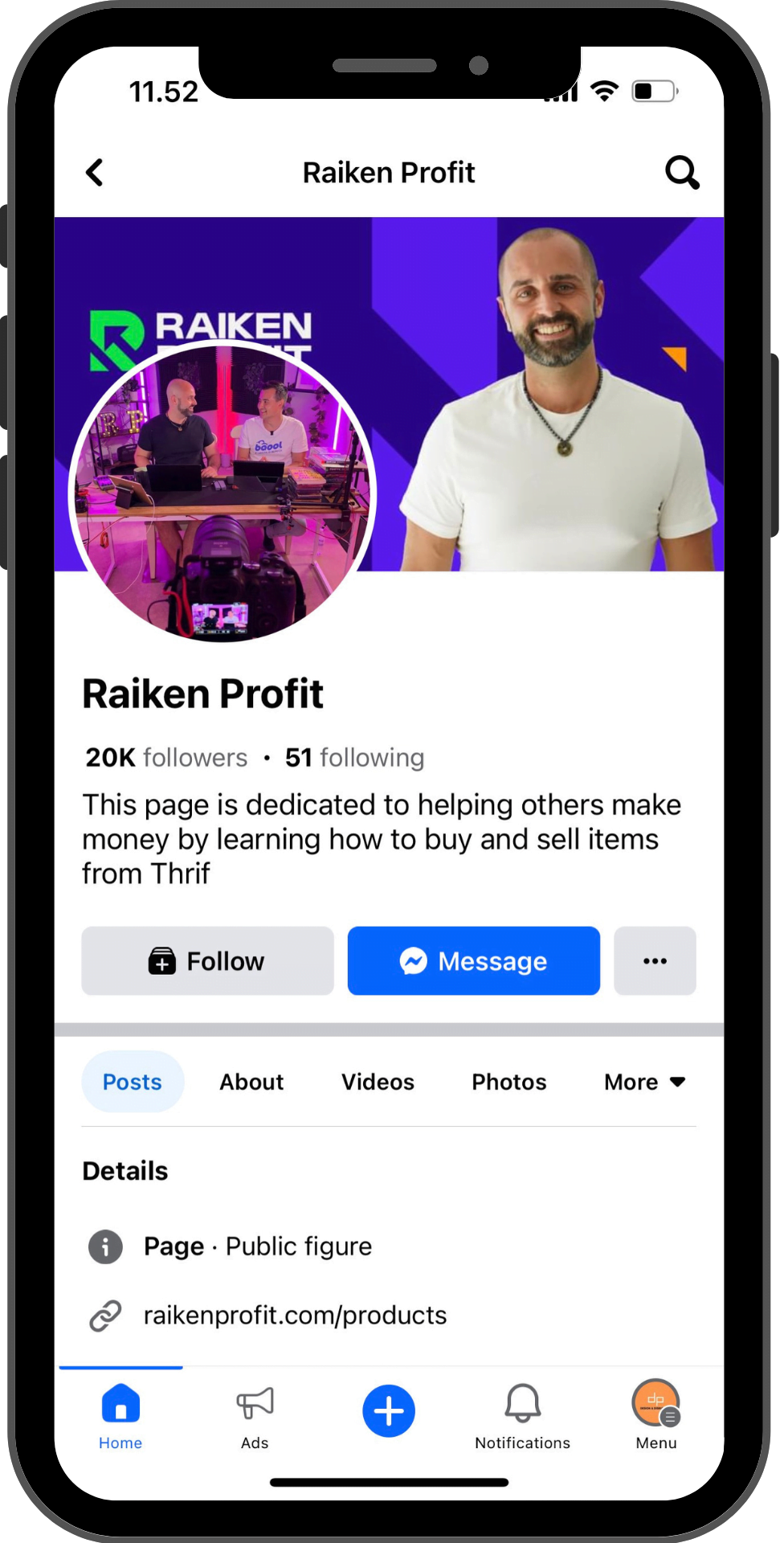raiken profit facebook