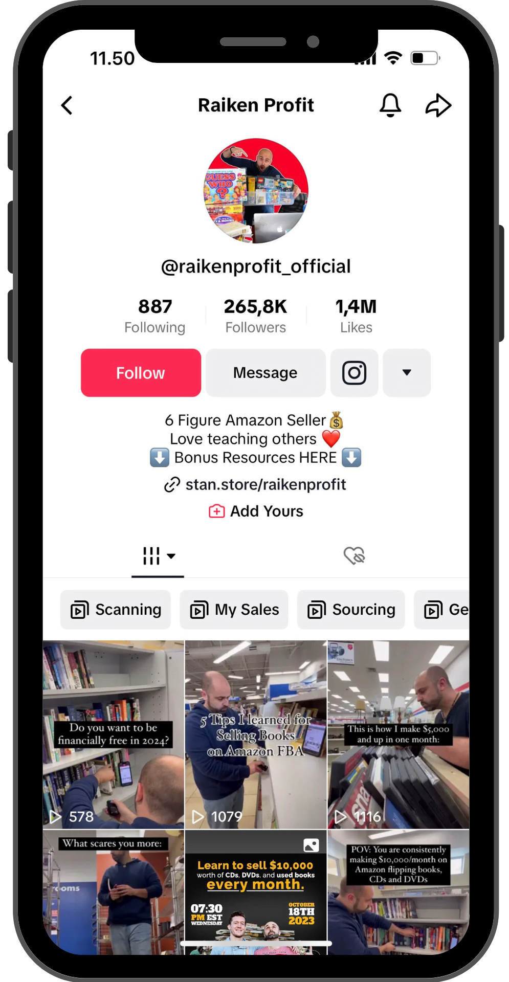 raiken profit tiktok