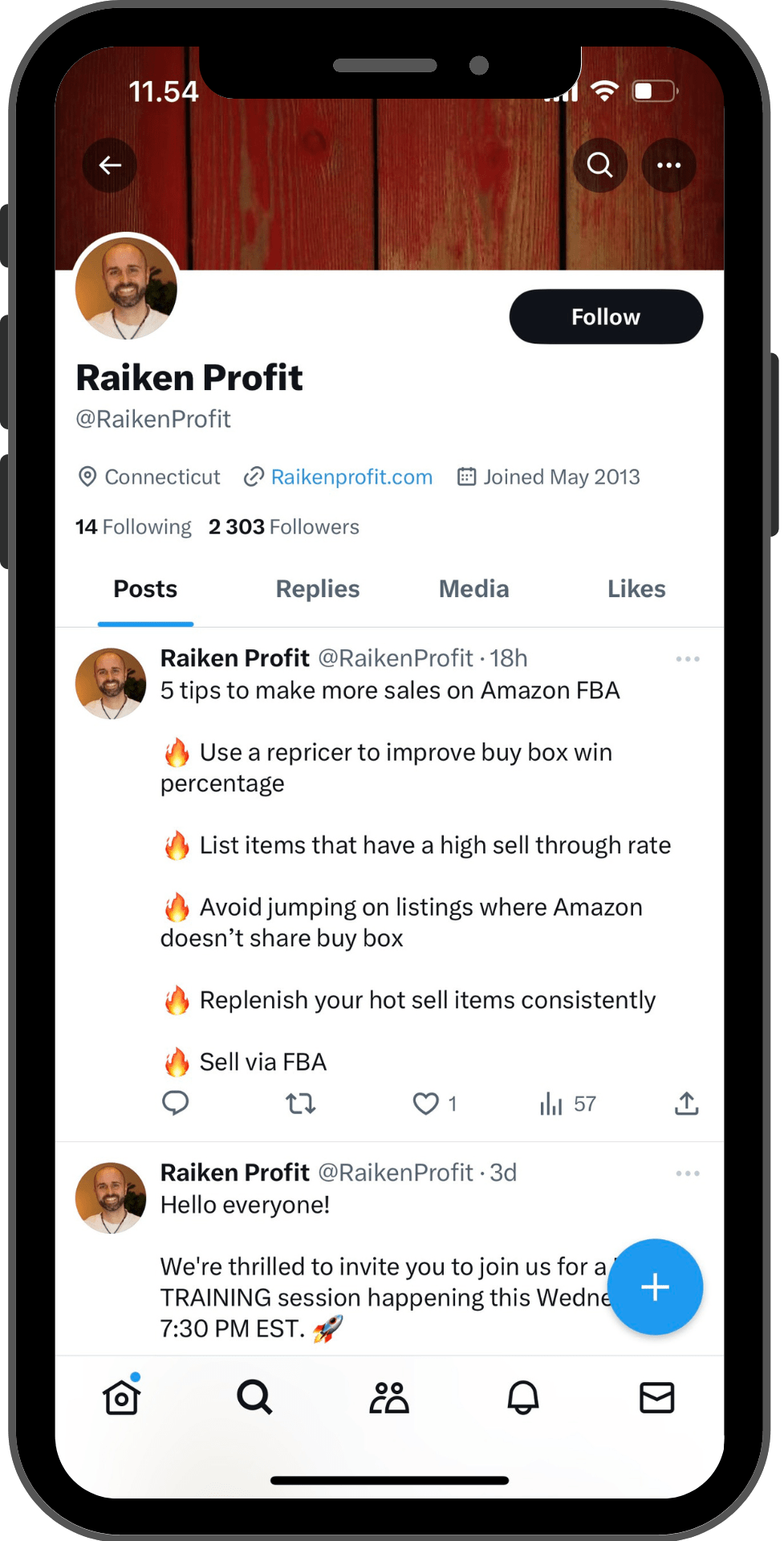 raiken profit twitter